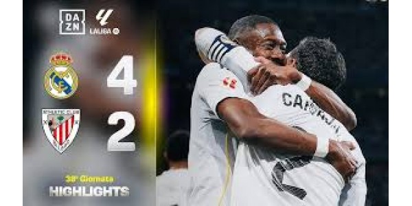 Real Madrid 4-2 Athletic Bilbao
